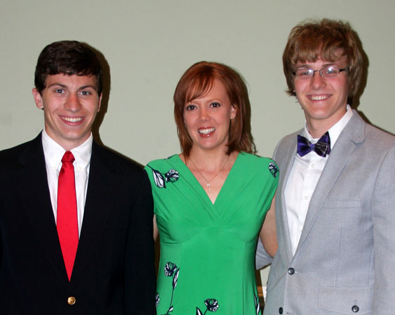 Steve Crenshaw, Kristie Dempsey, Jacob Hill - 2013 Scholarship recipients