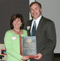 Sandy Varner and Judge Jeff Addison - April 25, 2005